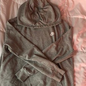 Nike grey sweatshirt/hoodie